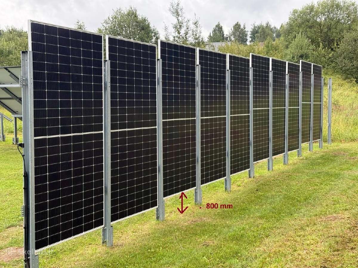 Antžeminė konstrukcija saulės elektrinei - nuotraukos Nr. 9