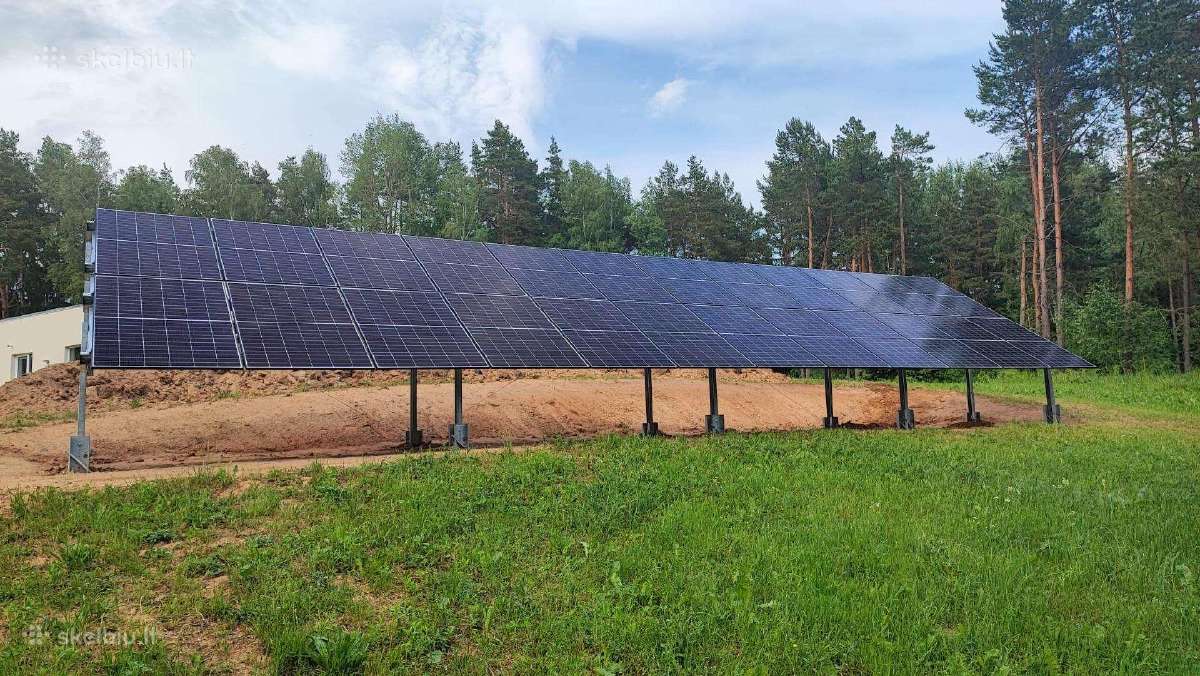 Antžeminė konstrukcija saulės elektrinei - nuotraukos Nr. 3