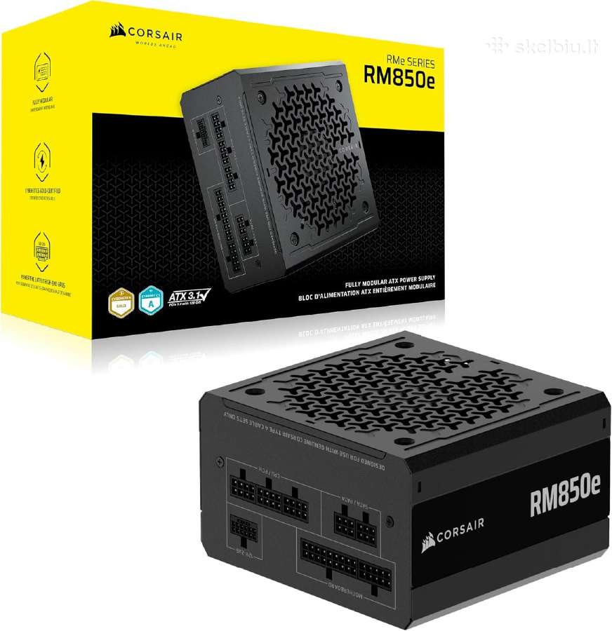 Corsair Rm850e Gold (2025) 850w Atx 3.1 / Pcie 5