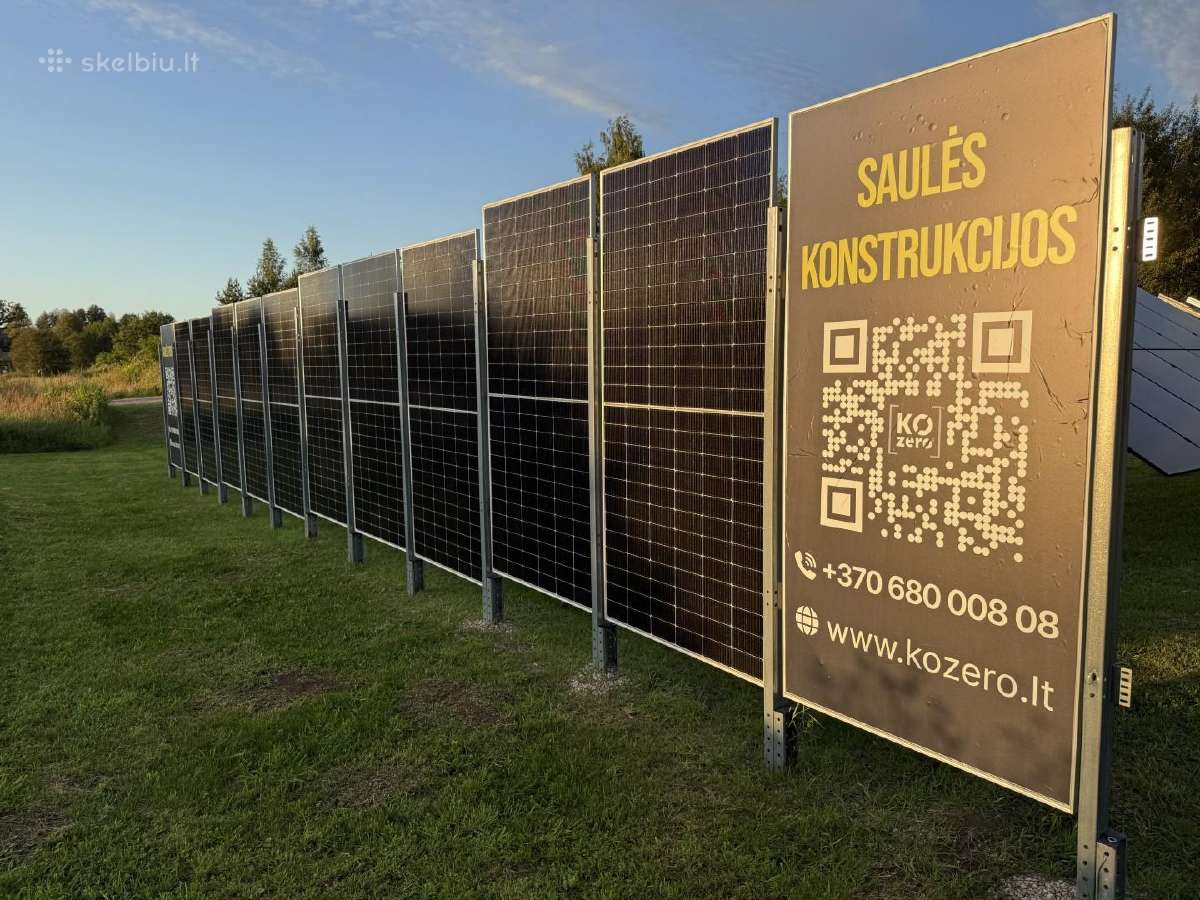Antžeminė konstrukcija saulės elektrinei - nuotraukos Nr. 20