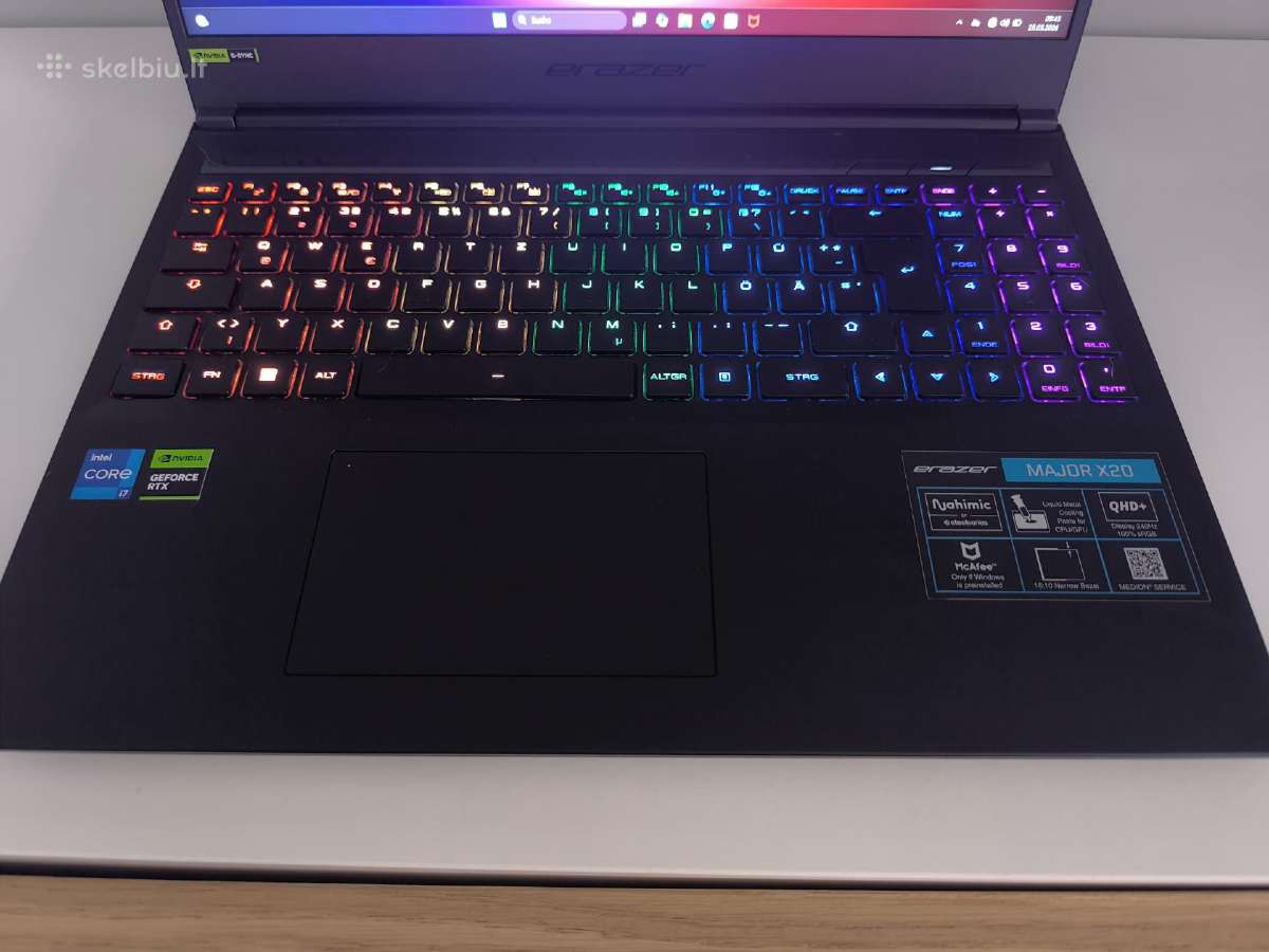 Major X20 i7-14700hx/rtx 4070/1440p 16" - nuotraukos Nr. 4
