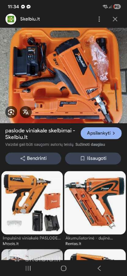 Cviniakale paslode