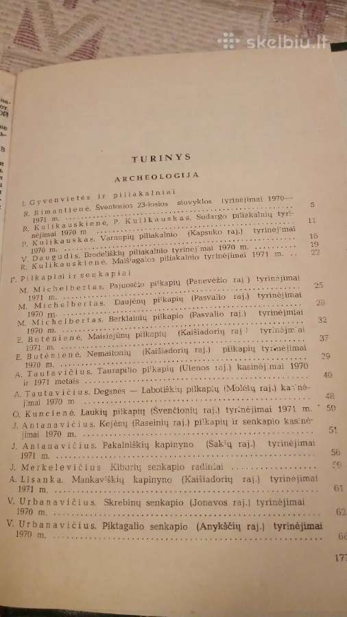 Archeologiniai ir etnografiniai tyrimai Lietuvoje - nuotraukos Nr. 2