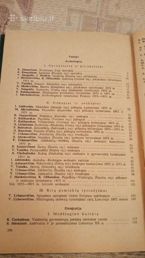 Archeologiniai ir etnografiniai tyrimai Lietuvoje - nuotraukos Nr. 3