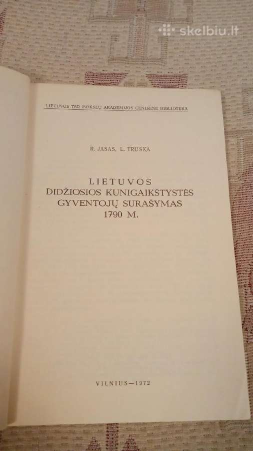 Lietuvos Dk gyventojų surašymas 1790 m - nuotraukos Nr. 2