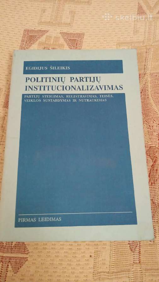 Politinių partijų institucionalizavimas