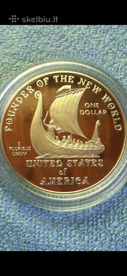 Moneta Usa 2000m. 1 dollar, sidabras