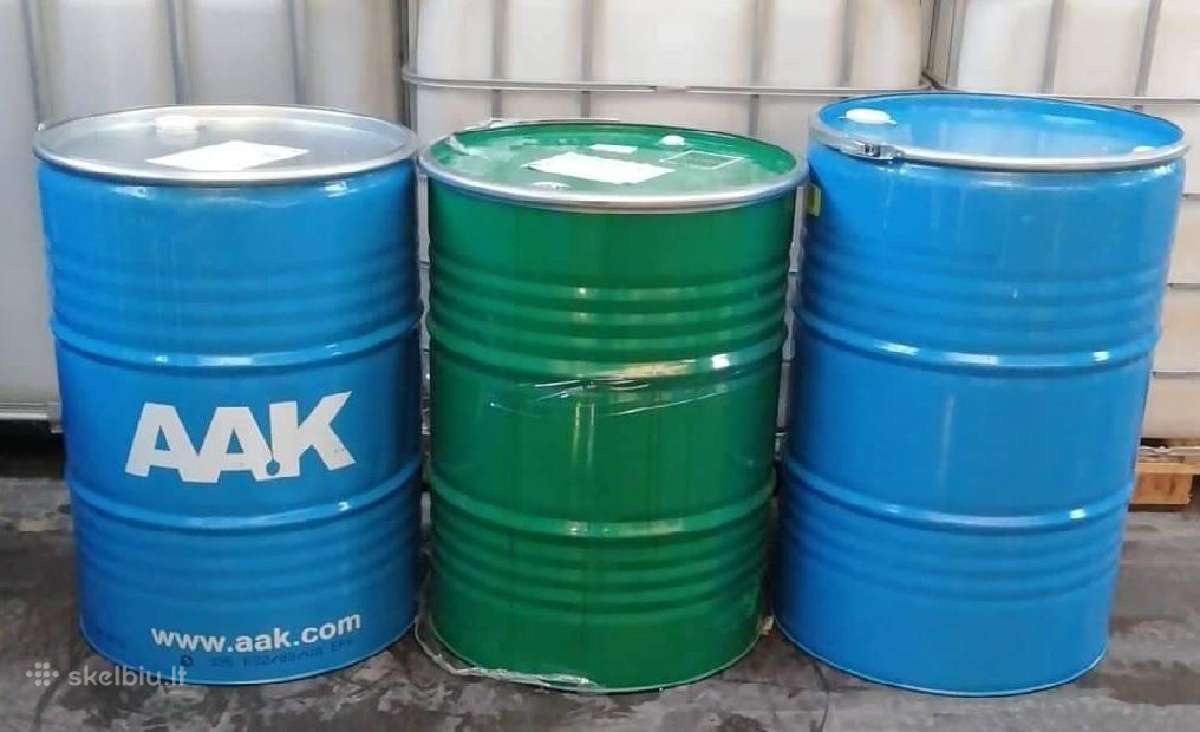 Metalinės statinės 200ltr su nuimamu dangčiu - nuotraukos Nr. 2