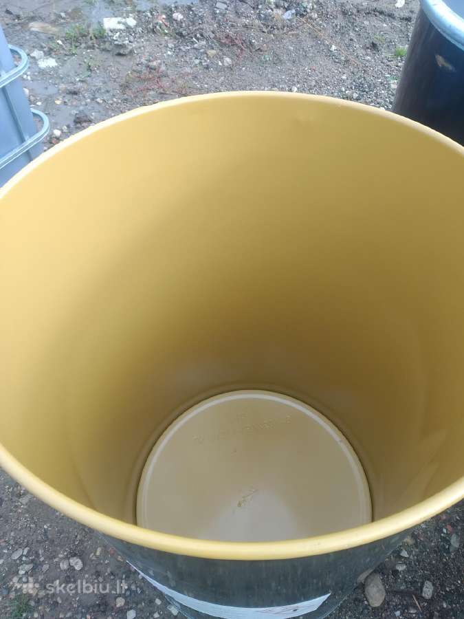 Metalinės statinės 200ltr su nuimamu dangčiu - nuotraukos Nr. 3