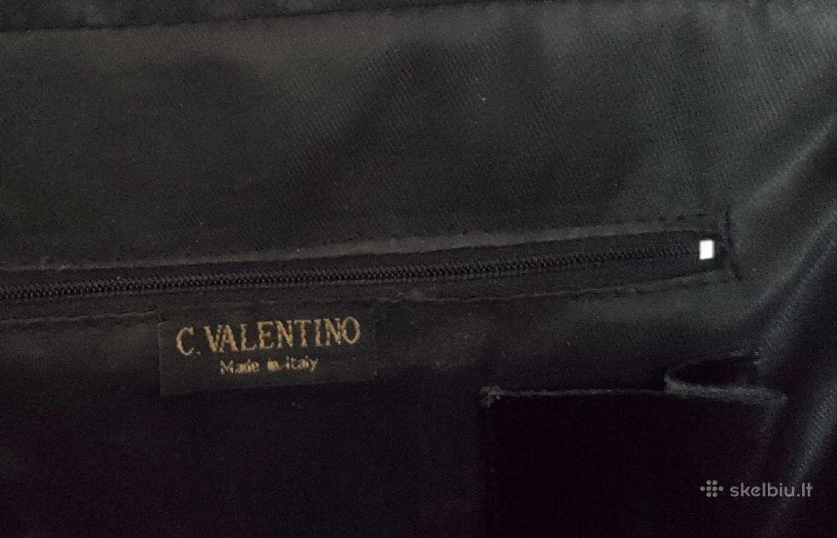 C. Valentino juoda didelė rankinė moterims - nuotraukos Nr. 9