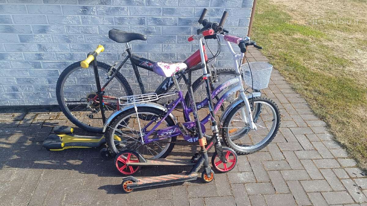 Dviračiai, paspirtukai