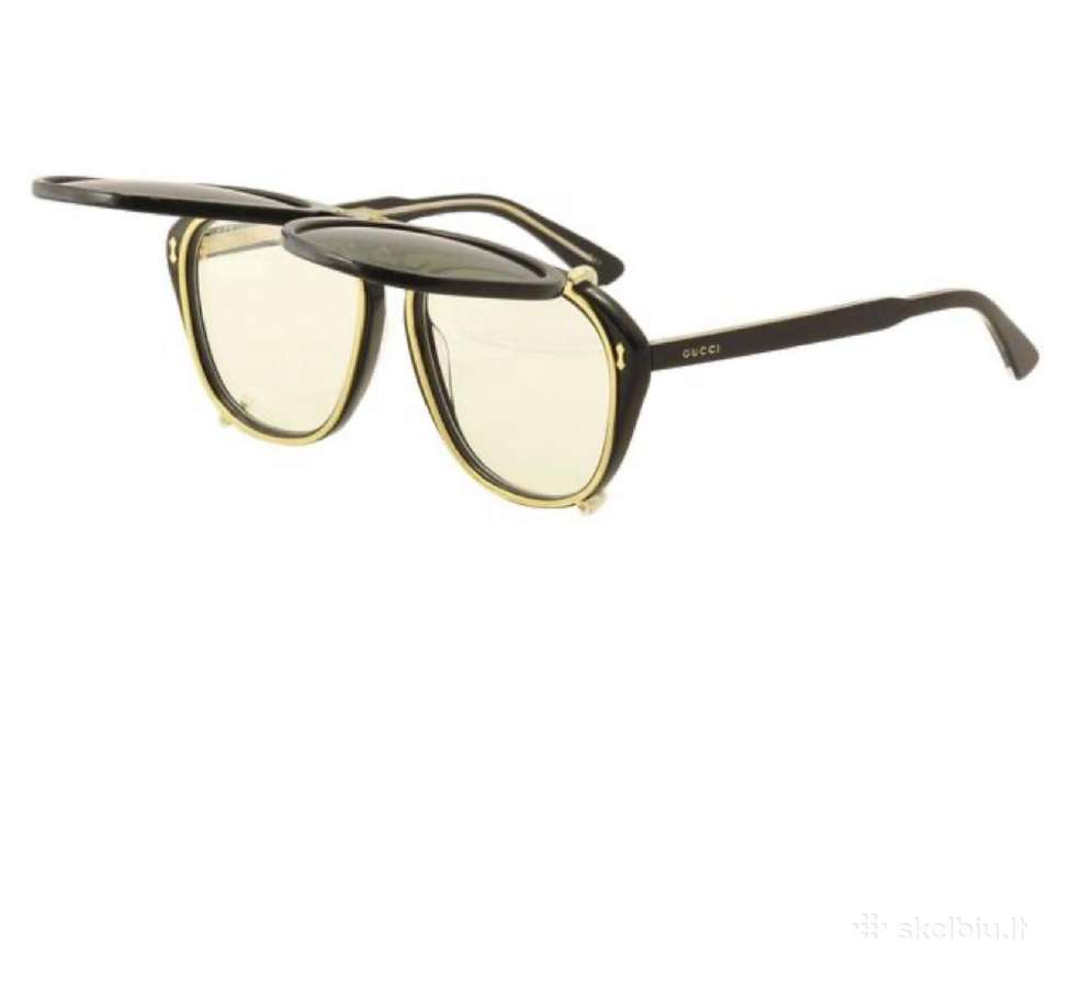 Dvigubo rėmo prabangūs Gucci akiniai - nuotraukos Nr. 3