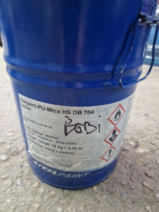 Dažai metalui balti