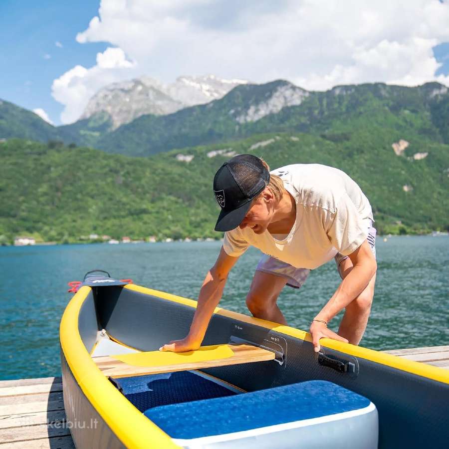 3-vietis pripučiamas kajakas su irklu Aqua Marina - nuotraukos Nr. 10