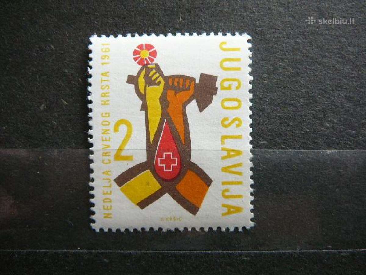 Raudonasis Kryzius Jugoslavija 1961 svarus rdk80