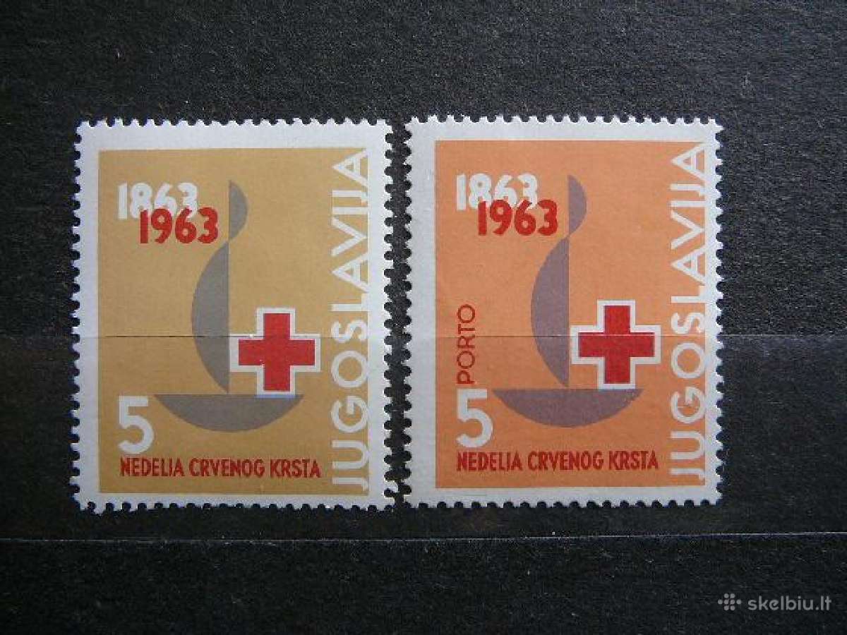 Raudonasis Kryzius Jugoslavija 1963 svarus rdk82