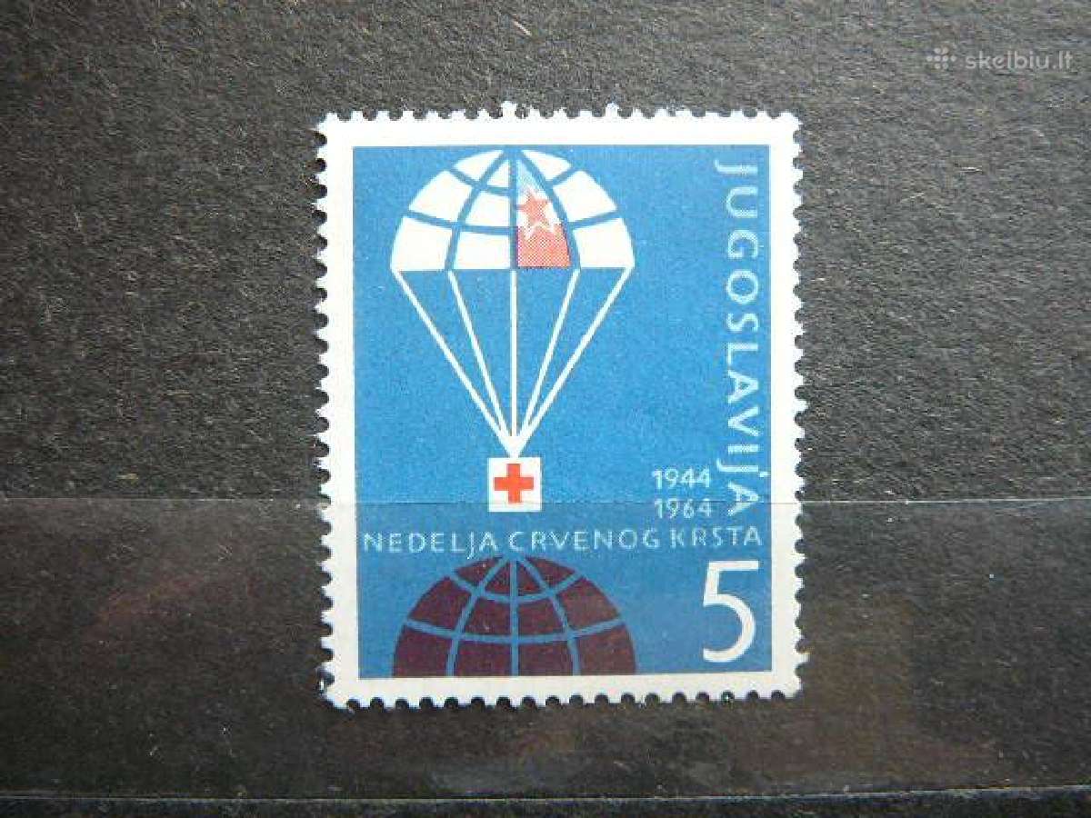 Raudonasis Kryzius Parasiutas Jugoslavija 1964 rk8