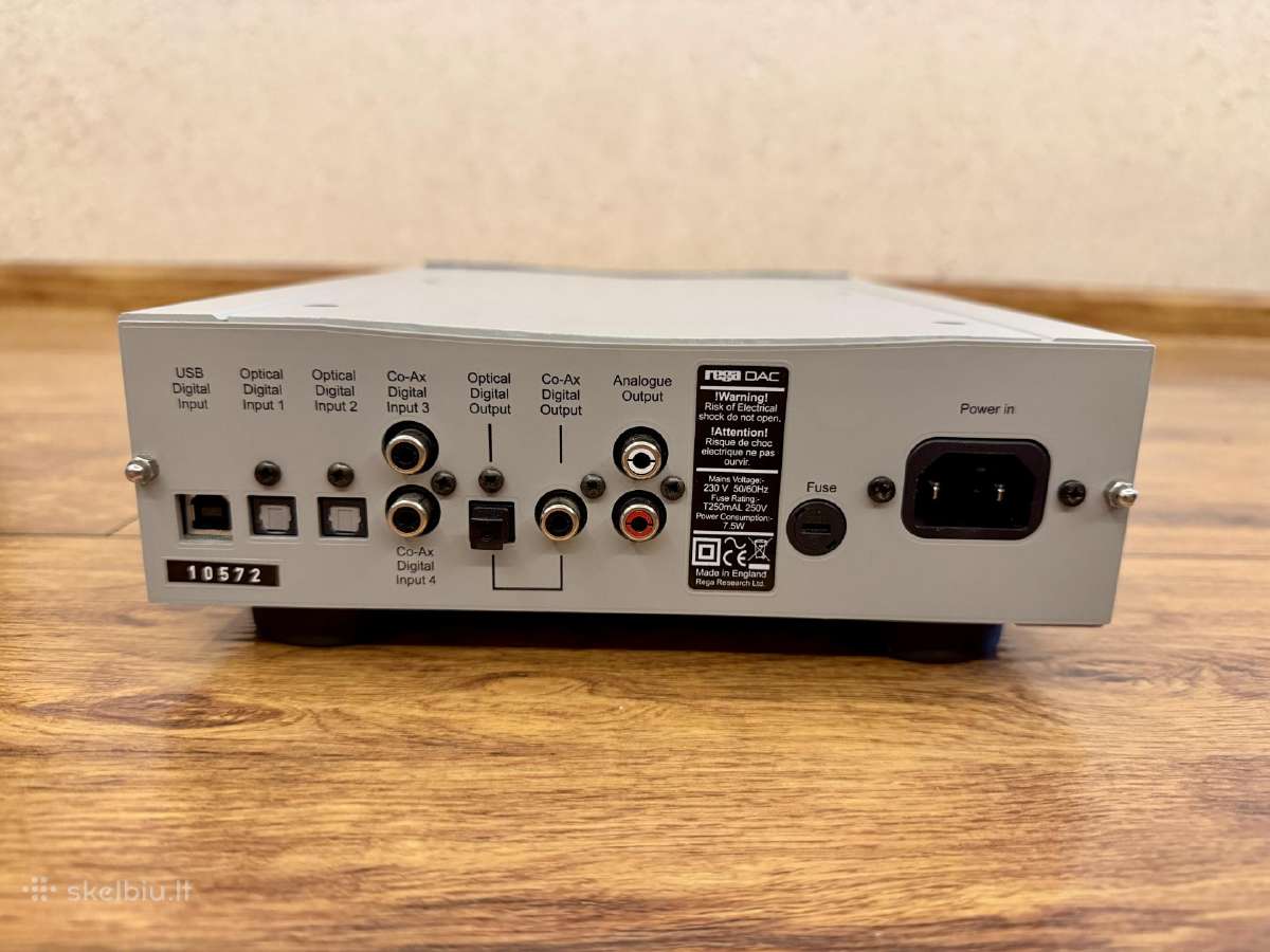 Rega Dac – Ideali būklė, British High-end - nuotraukos Nr. 2
