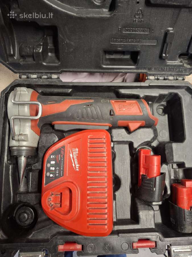 Milwaukee / Uponor C12 Pxp plėstuvas su dėže