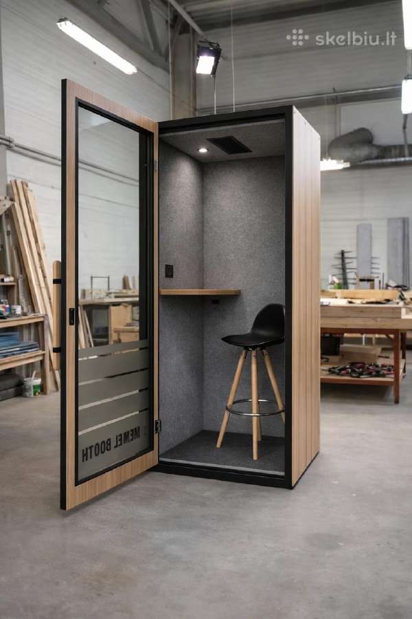 Akustine tylos budele Memel Booth by Workspacehub - nuotraukos Nr. 3