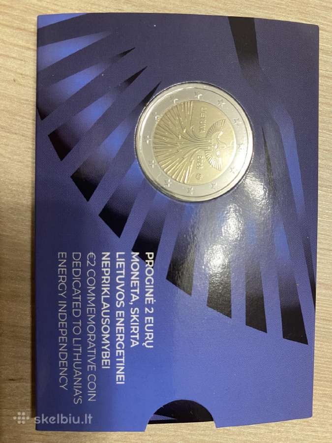 Lietuvos energetinei nepriklausomybei 2 € moneta B