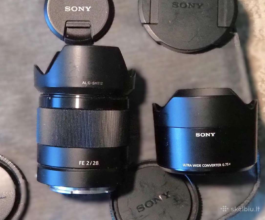 Sony Fe 28mm 2,0 + 0,75x