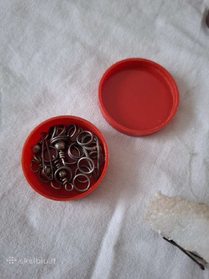 Senovinis žvejybos reikmenų rinkinys - nuotraukos Nr. 4