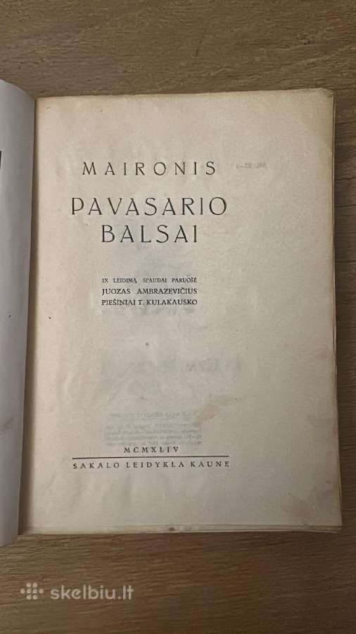 Pavasario balsai 1944 - nuotraukos Nr. 2