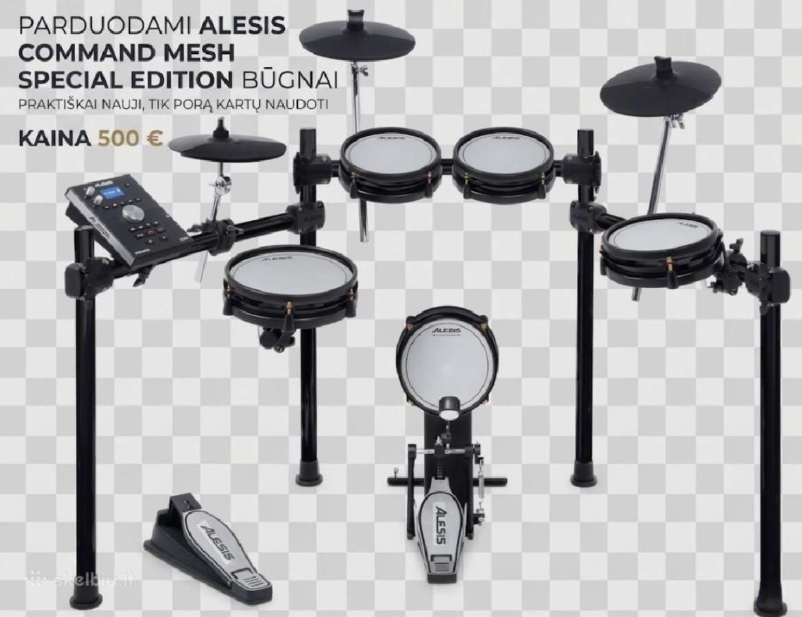 Būgnai elektro Alesis Command Mesh Special Edition