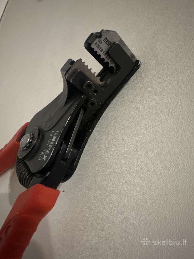 Parduodu Knipex laidų nužievinimo reples - nuotraukos Nr. 3