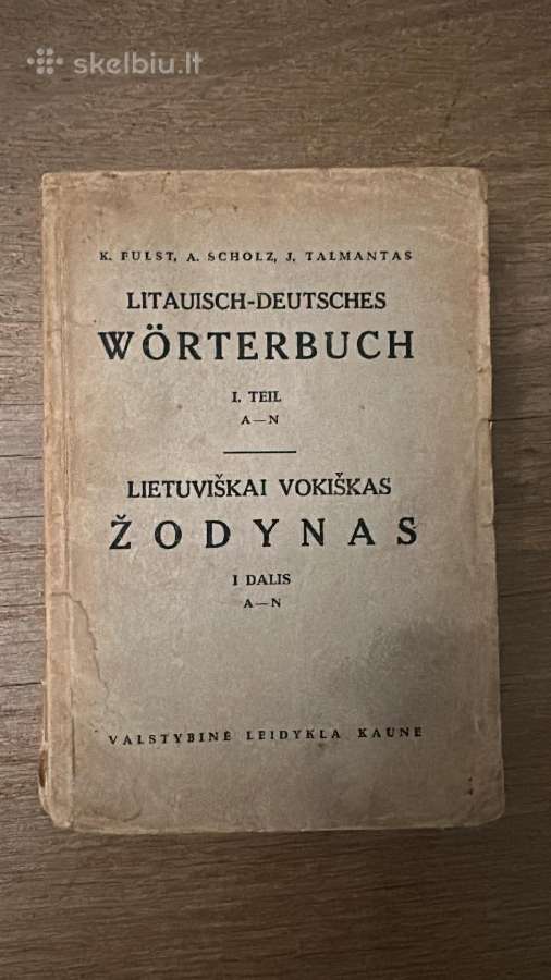 Lietuviškai Vokiškas žodynas 1943 m.