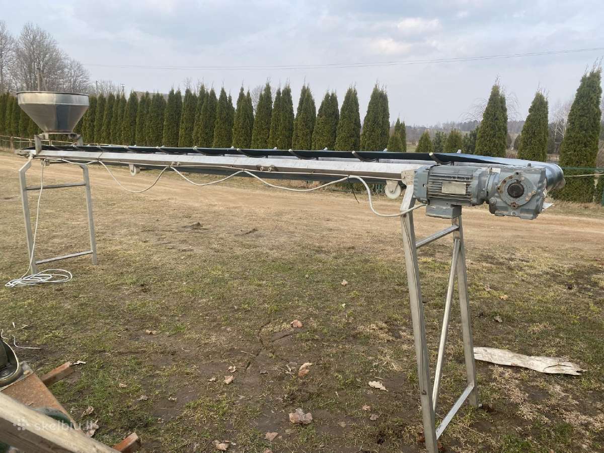 Juostinis transporteris iš nerūdijančio plieno - nuotraukos Nr. 2