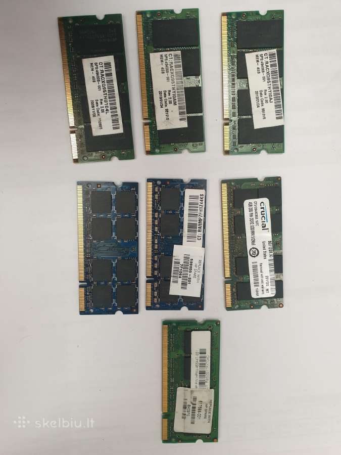 Laptopo Ddr2 4gb - nuotraukos Nr. 2