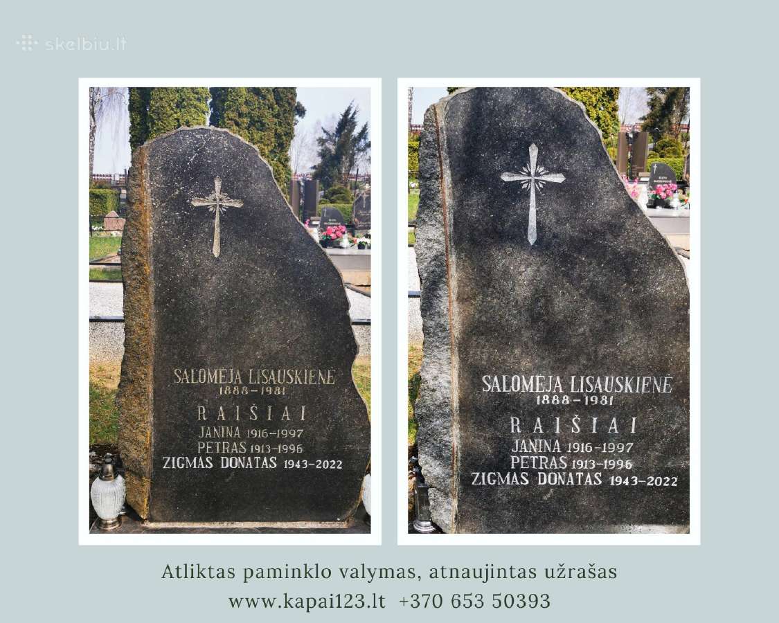 Raidžių kalimas / Kalu raides kapinėse - nuotraukos Nr. 7
