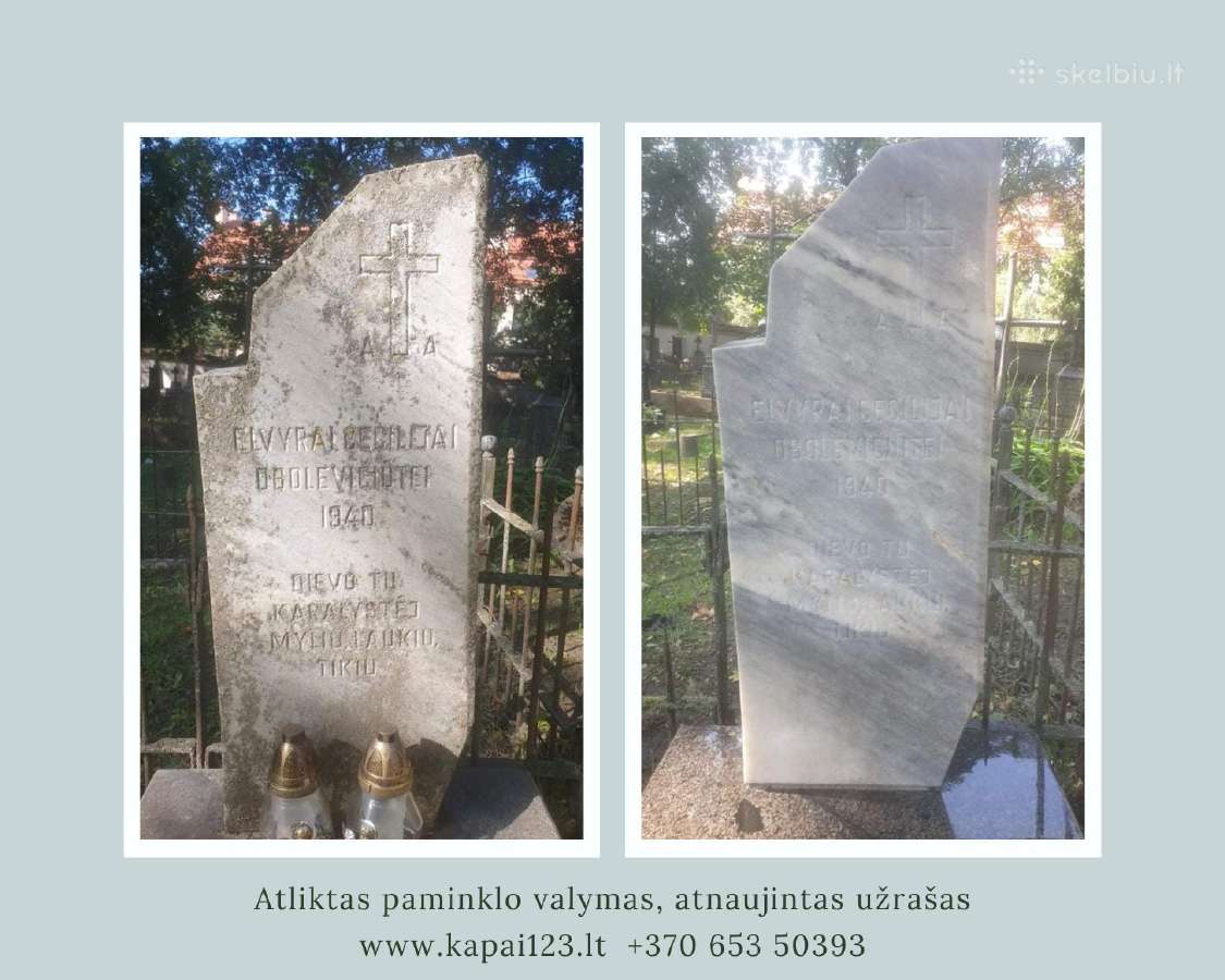 Raidžių kalimas / Kalu raides kapinėse - nuotraukos Nr. 8