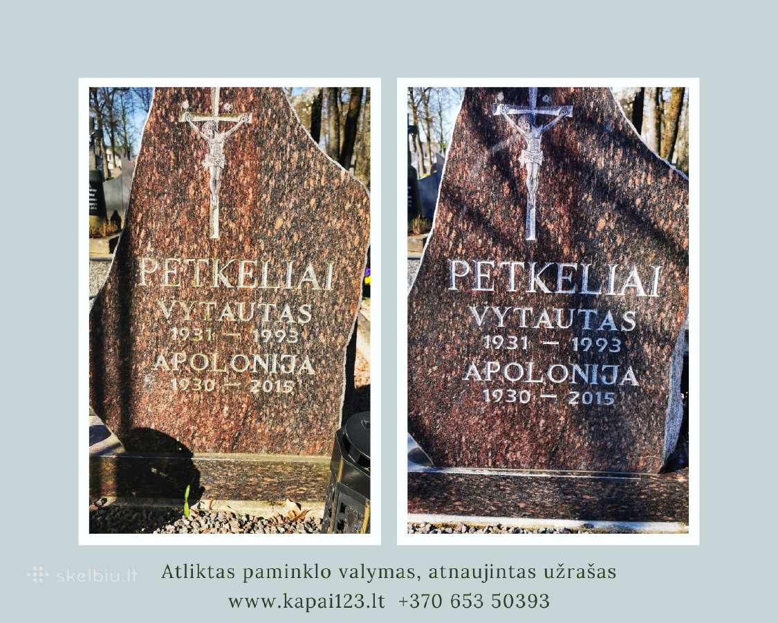 Raidžių kalimas / Kalu raides kapinėse - nuotraukos Nr. 10
