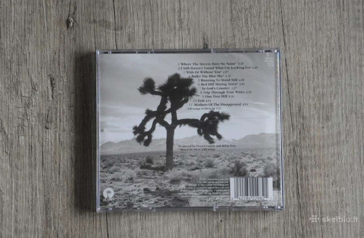 U2 The Joshua Tree CD - nuotraukos Nr. 3