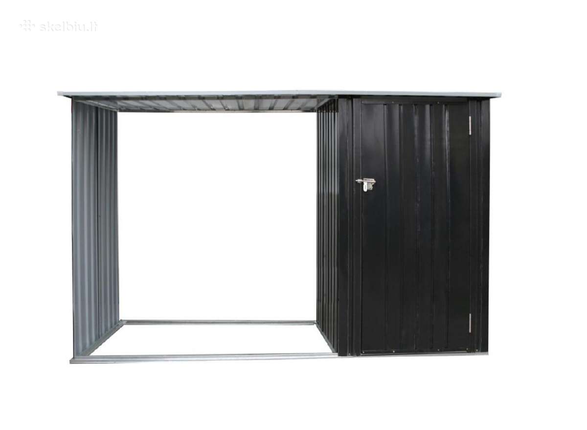 Metalinis sodo sandėliukas - namelis, 249x103x160 - nuotraukos Nr. 3