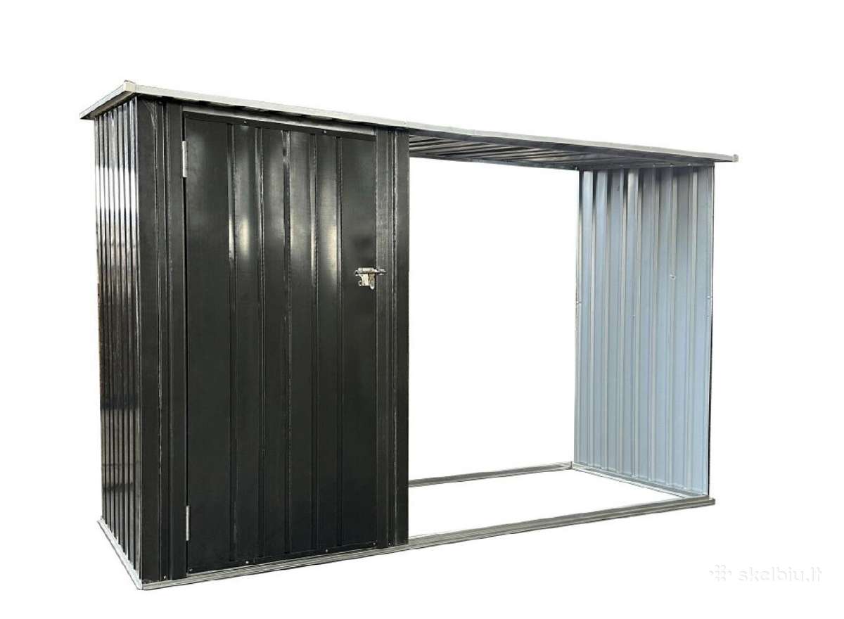 Metalinis sodo sandėliukas - namelis, 249x103x160 - nuotraukos Nr. 5