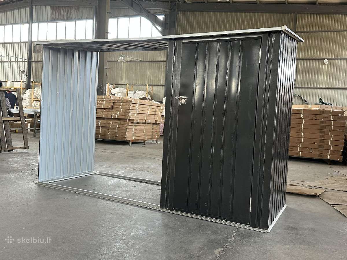 Metalinis sodo sandėliukas - namelis, 249x103x160 - nuotraukos Nr. 6