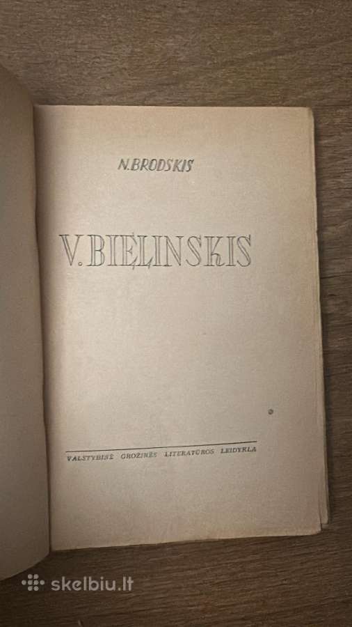 V. Bielinskis 1948 - nuotraukos Nr. 2