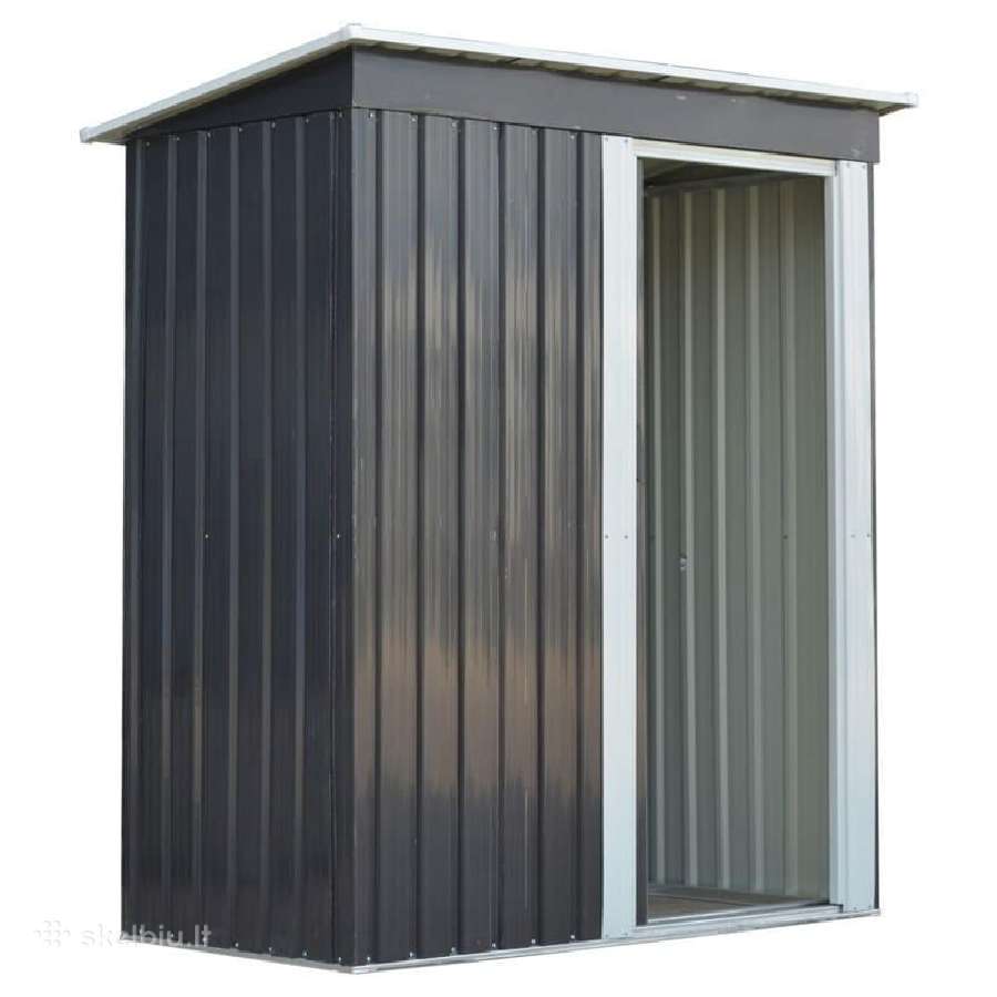 Metalinis sodo sandėliukas - namelis, 86x162x181 c - nuotraukos Nr. 4