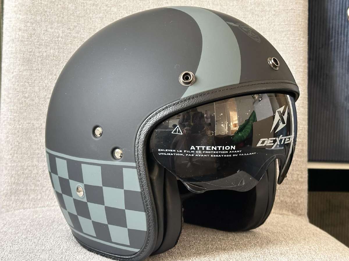 Motociklo šalmas Dexter XS, S, M, L dydžiai – 30€