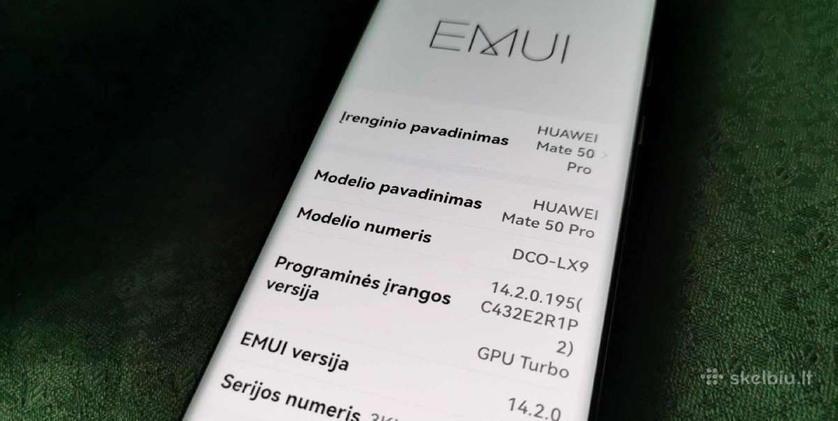 Huawei Mate 50 Pro 256gb (su google play) - nuotraukos Nr. 7
