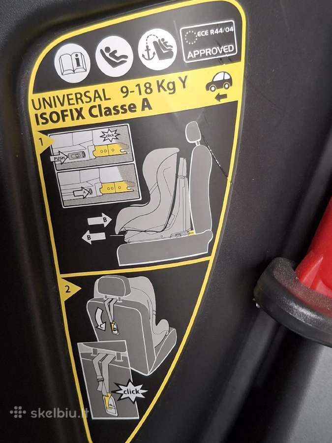 Parduodama puikaus stovio autokėdutė. Oda. - nuotraukos Nr. 6