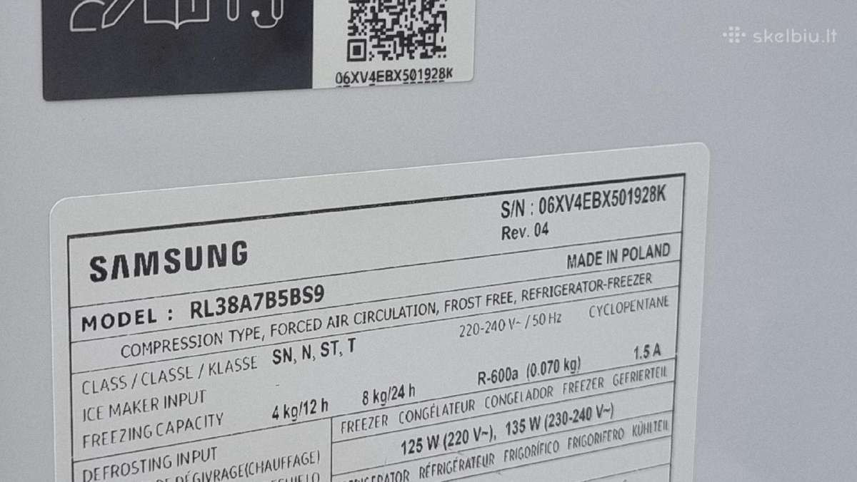 Naujas Rl38a7b5bs9 Bespoke + garantija - nuotraukos Nr. 18