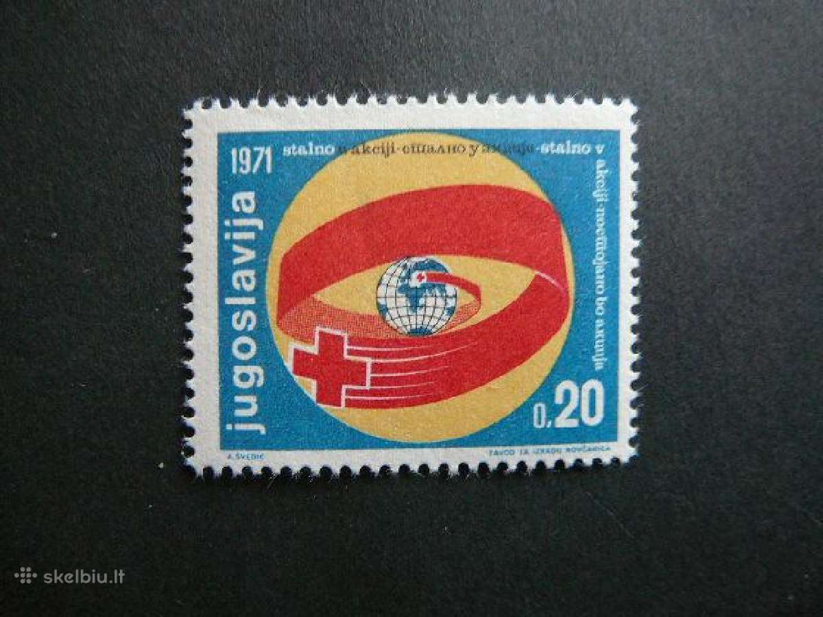 Raudonasis Kryzius Jugoslavija 1971 svarus rdk86