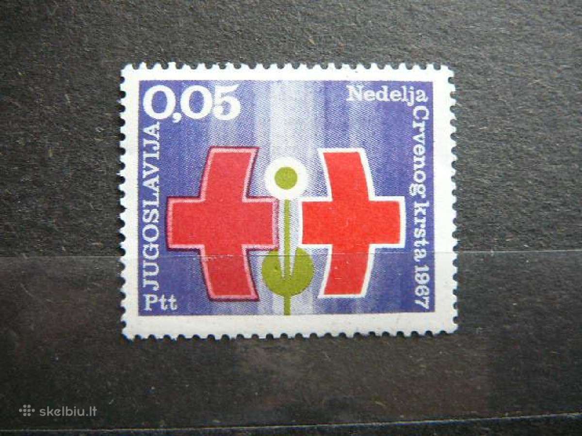 Raudonasis Kryzius Jugoslavija 1967 svarus rdk84