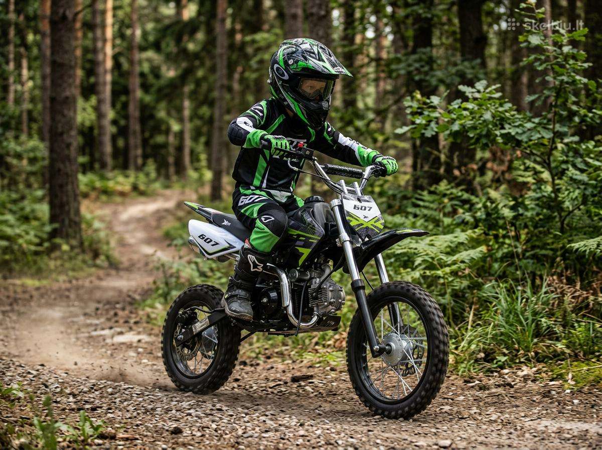Krosinis motociklas 14/12 125cc su el. starteriu!