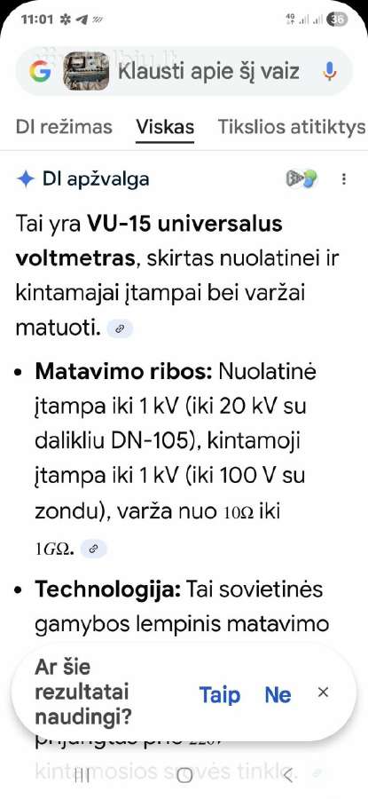 Volmetras Vu-15 - nuotraukos Nr. 3